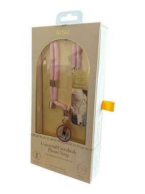 Artikl Universal Crossbody Phone Strap Adjustable 35.4–65 in Pink Gold New